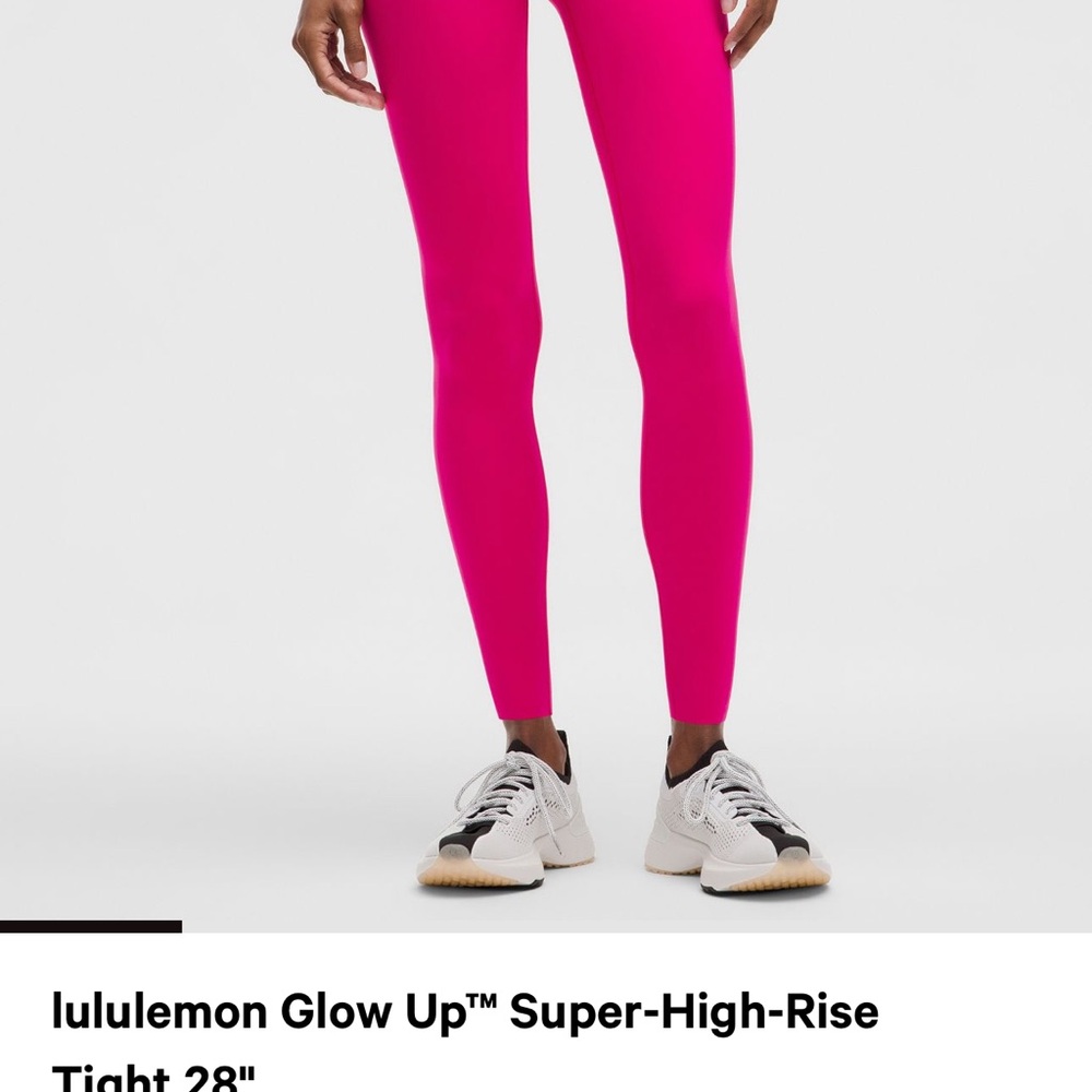 lululemon athletica Glow Up Super-High-Rise Tight in Bright Pink
